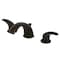 Kingston Brass KB965LL Widespread Bathroom Faucet, Oil Rubbed Bronze KB965LL - alternate 1